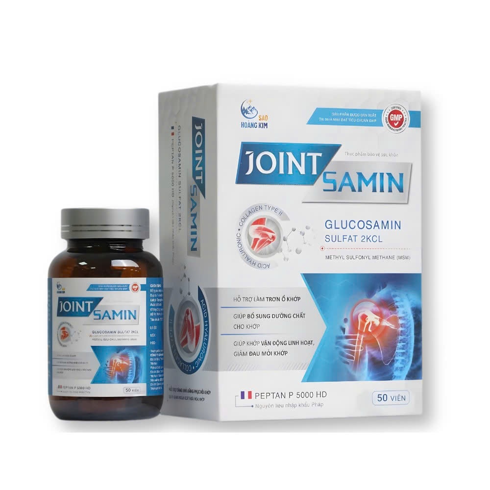 Viên uống Joint Samin [Chính hãng] - Hộp 50 viên giảm đau khớp, giúp phục hồi và giảm thoái hóa khớp