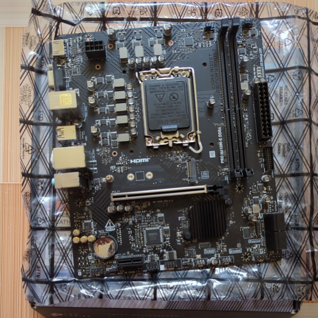 Combo mainboard MSI h610m-e và cpu i3 12100f kèm tản tặng card wifi, bảo hành đến tháng 1/2027