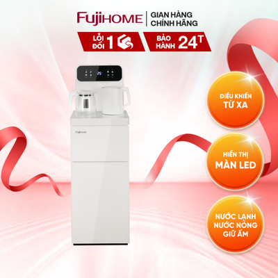 Cây nước nóng lạnh bàn trà FUJIHOME TB237N – Làm lạnh bằng chip điện tử, Màn hình cảm ứng
