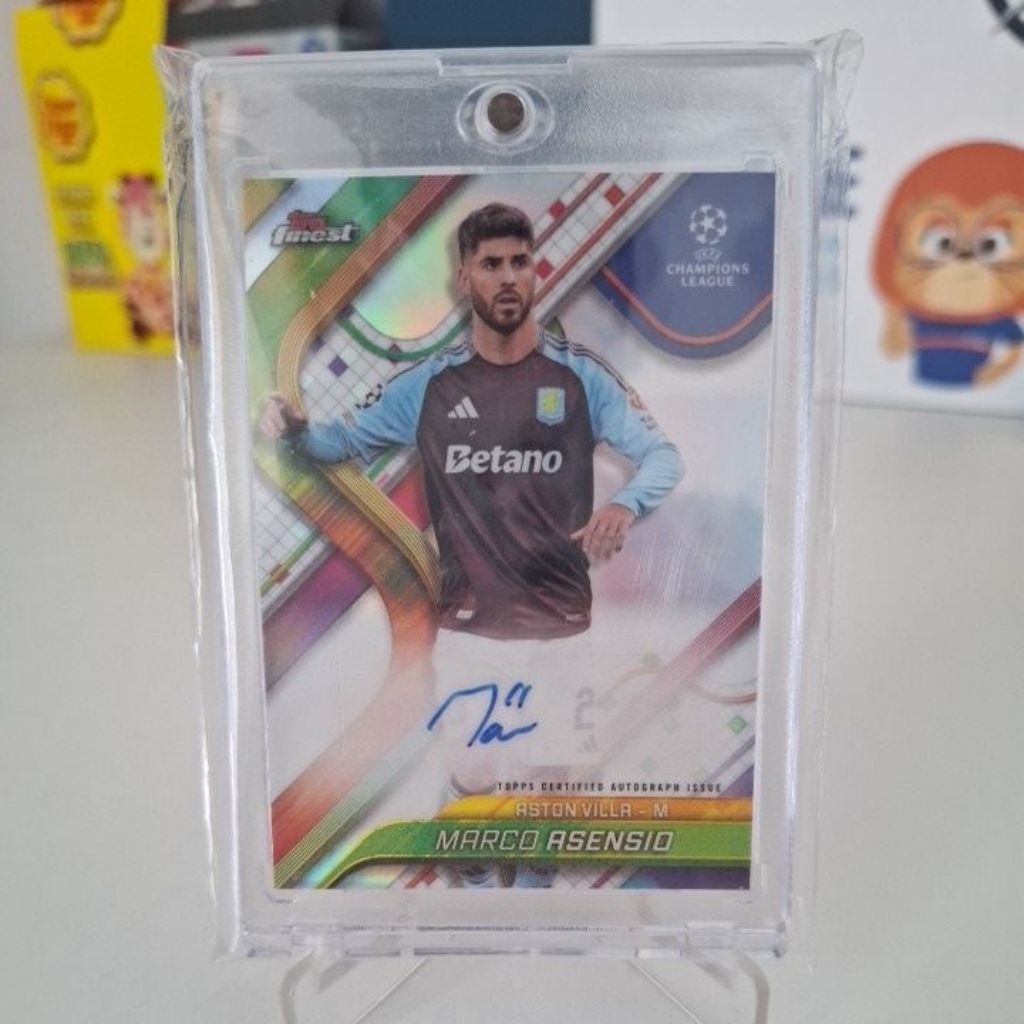 Thẻ bóng đá chữ kí cầu thủ Marco Asensio