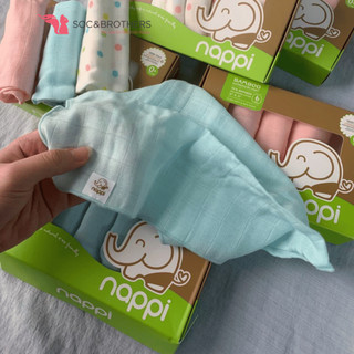 Hộp khăn set 2 các màu Nappi 77*77 cm