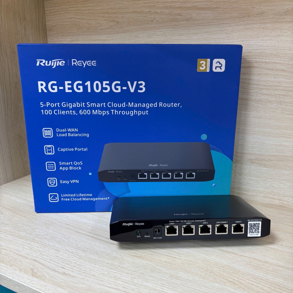 Thiết bị định tuyến router Ruijie RG-EG105G-V3