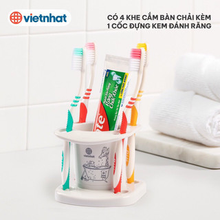 Dụng cụ cắm bàn chải nhựa việt nhật giúp sắp xếp bàn chải gọn gàng, sạch sẽ Mã SP 1346