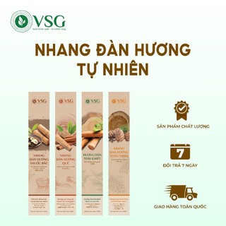 Nhang Đàn Hương Tự Nhiên VSG | Nhang Sạch | 100% Bột Gỗ Đàn Hương Ấn Độ | Thích Hợp Thiền & Thờ Cúng