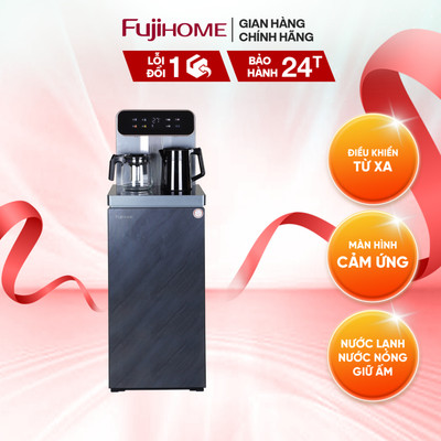 Cây Nước Nóng Lạnh Kết Hợp Bàn Pha Trà Fujihome TB243AN-Điều khiển từ xa, Làm lạnh bằng chip điện tử