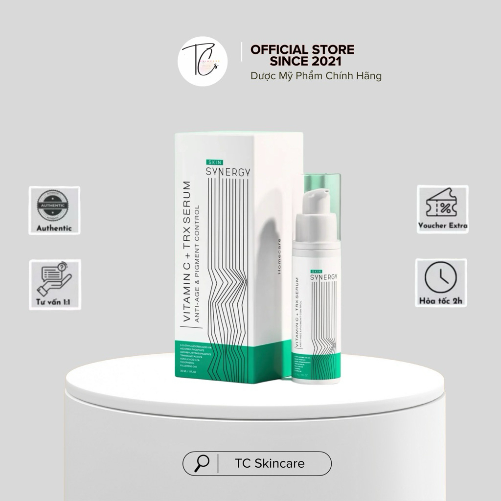 [Công Ty] Skin Synergy Vitamin C + TRX Serum – Tinh Chất Dưỡng Sáng Đều Màu Da (30ml)