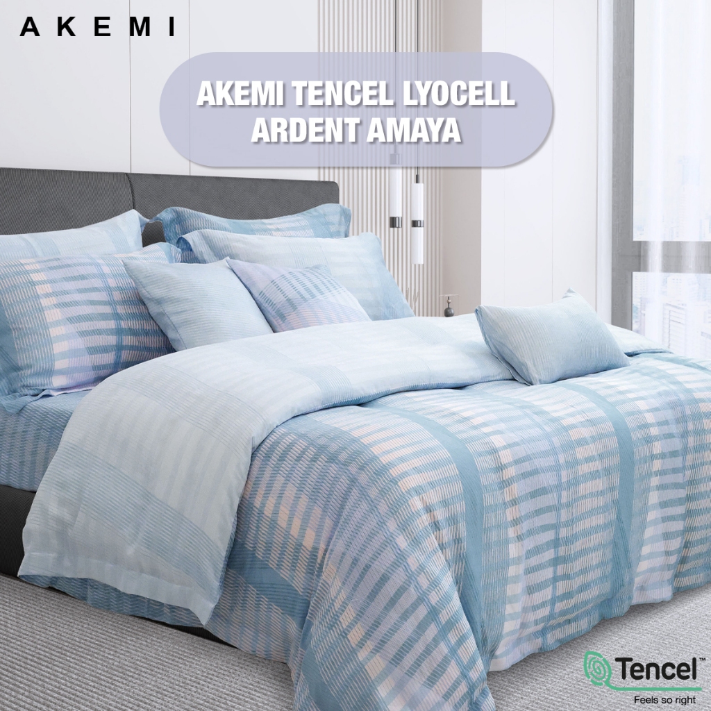 Chăn 4 mùa Akemi Tencel Lyocell Ardent có chần bông