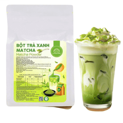 [SALE LOTUS T10.2026] BỘT TRÀ XANH MATCHA LOTUS FOOD - bịch 500g