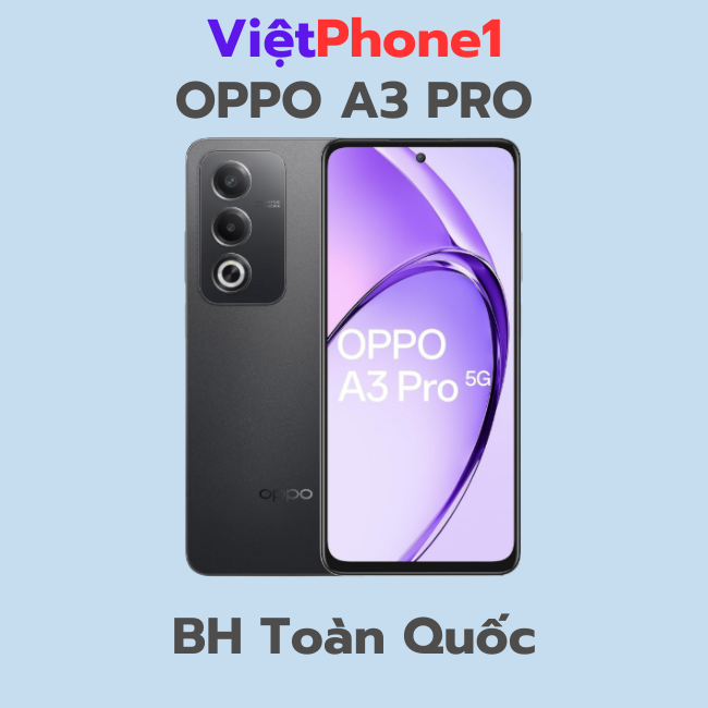 Điện thoại OPPO A3 Snapdragon 6s Gen 1 Bảo Hành Toàn Quốc