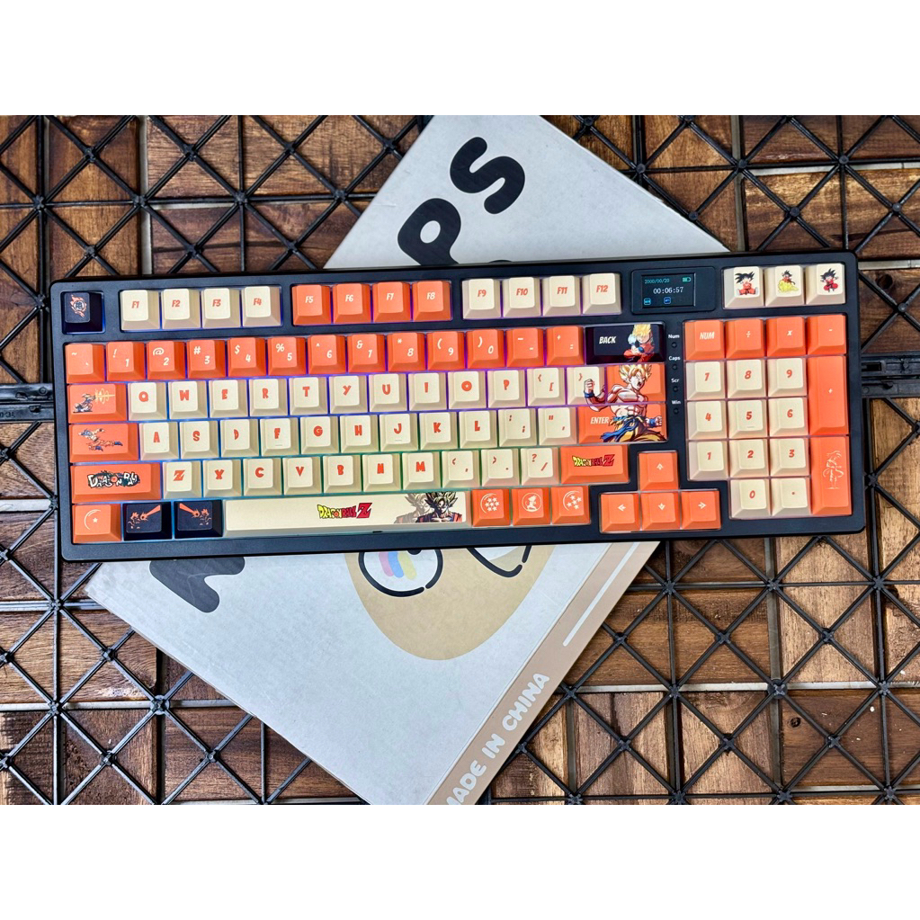 Bàn phím Monka 3098pro v2 Monka3075prov2-  3 mode led rgb Hotswap mạch xuôi đã mod Riokeyboard