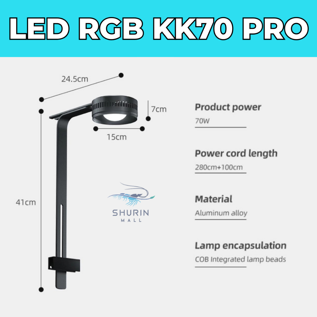 Đèn Thủy Sinh RGB KK70 PRO - 70W | KaoKui