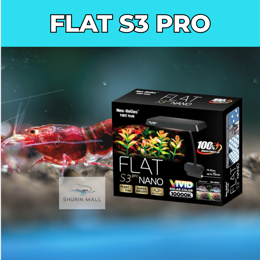 Đèn Thủy Sinh S3 PRO - S3 PLUS Nano 13W | NEO HELIOS | Đèn Hồ Cá Nhỏ Gọn