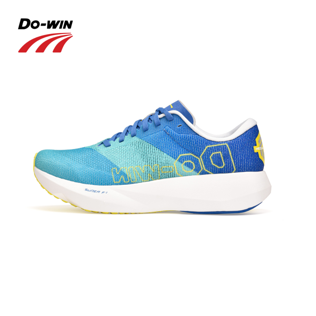 Giày Dowin Hexagon2 Phiên Bản Xanh Dương Đậm 2026 - Chạy Bộ Nam Nữ - Êm Nảy, Giảm Chấn Và Thoáng Khí