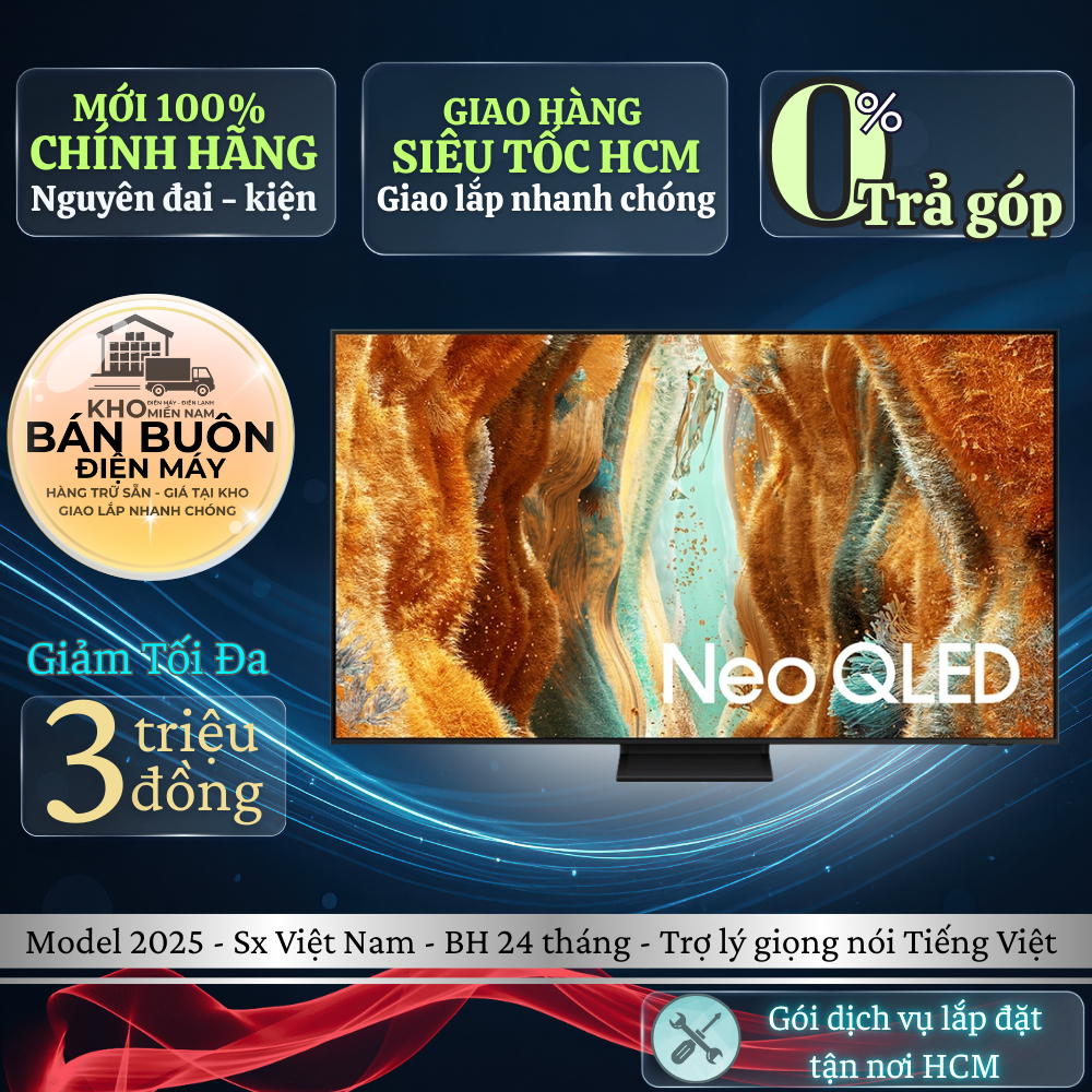 75QN70F - Smart Tivi Neo QLED Samsung AI 4K 75 inch QA75QN70F - Hàng Chính Hãng