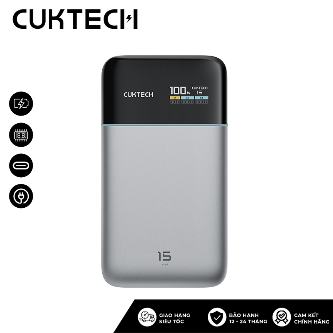 Pin dự phòng Cuktech 15 Air Power Bank 15.000mAh – PB150S