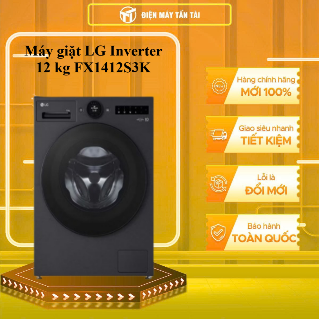 FX1412S3K - Máy giặt LG Inverter 12 kg FX1412S3K - GIAO TOÀN QUỐC