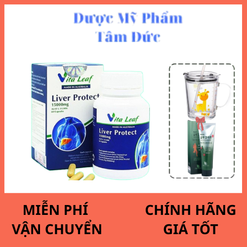 [COMBO 2 HỘP]  Liver Protect 15000 mg - Viên Uống Giải Độc Gan - Hộp 60 Viên