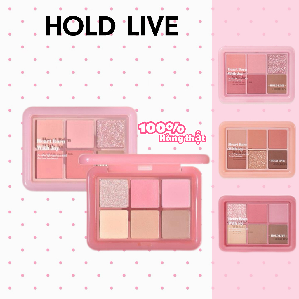 [HOLD LIVE] Bảng mắt 6 ô Hold Live Heart Born