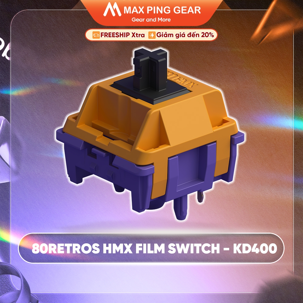 [HỎA TỐC] Switch bàn phím cơ 80Retros HMX Film KD400 (35 switch) - Maxpinggear