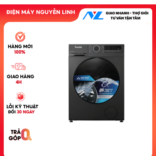 Máy giặt cửa trước Funiki HWM F895ADG 9.5 kg