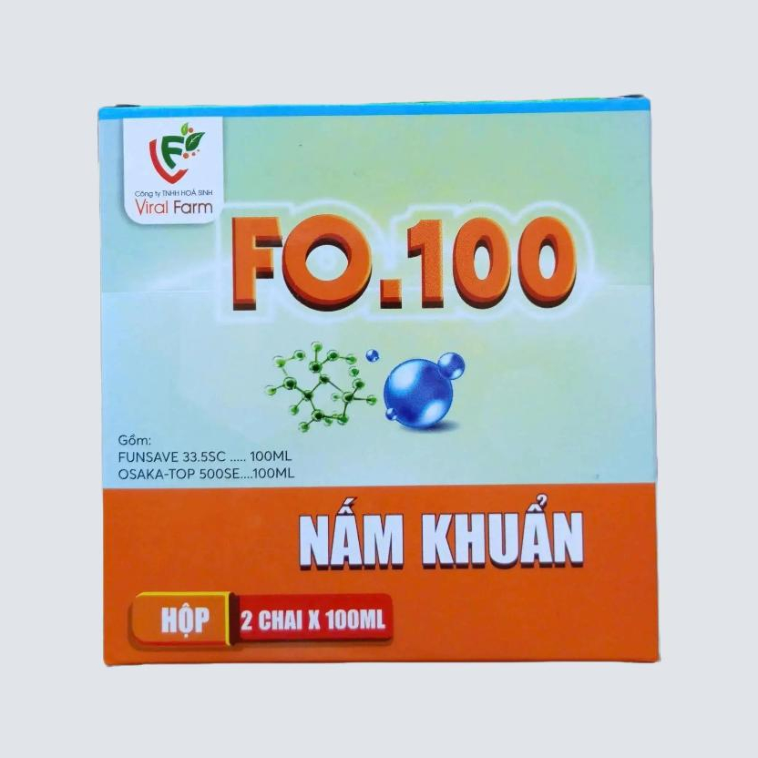 Combo 2 hộp FO100 - Viral Farm - Sáng bông, trội hột