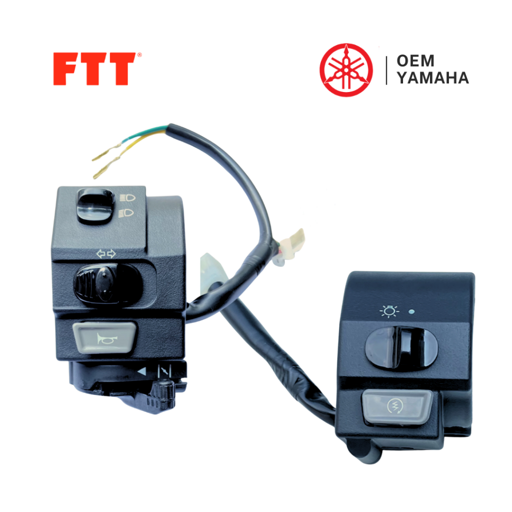 Bộ Cụm Công Tắc FTT Trái Phải cho xe Yamaha Sirius mã SW-0588D-C02 và SW-0589E-C02