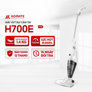 [Chính hãng] Máy Hút Bụi Gia Đình Có Dây HOMATE H700E, Công Suất 700W, 18.000Pa, Nhiều Đầu Hút
