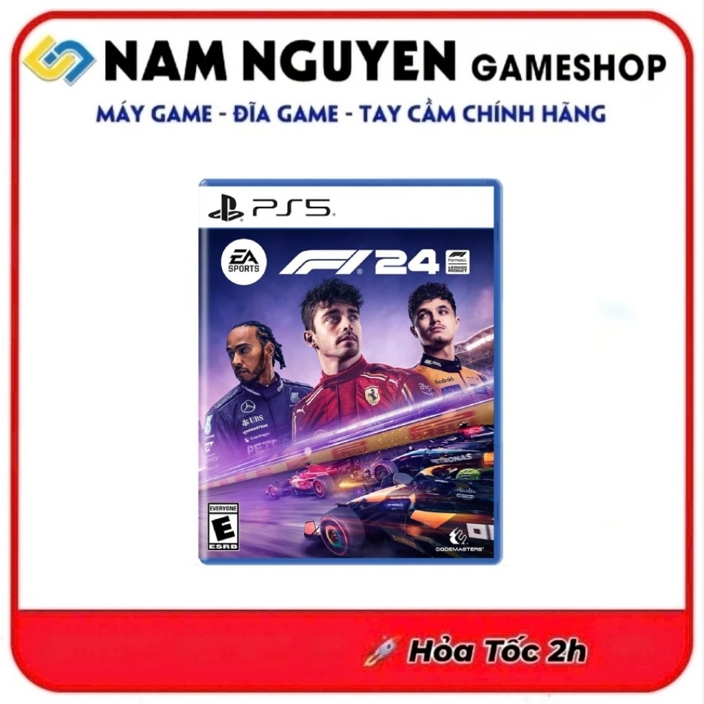 Đĩa Game PS5 | F1 24 (Đua Xe 1-2 Players)