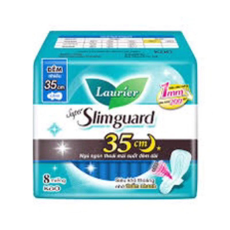 [Top Value] BĂNG VỆ SINH BAN ĐÊM LAURIER SLIMGUARD 30CM/35CM/40CM