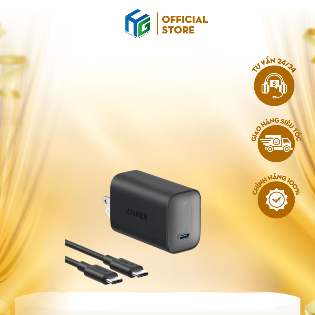 Bộ sạc nhanh Anker Nano 100W- B2679 cáp USB-C sạc siêu nhanh công suất mạnh mẽ, an toàn tuyệt đối, n