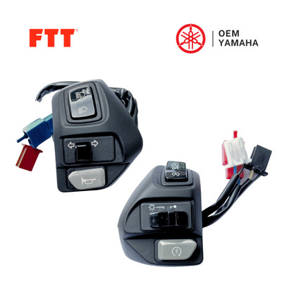 Bộ cụm công tắc FTT xe máy Yamaha NVX 155 mã SW-1269-C04 và SW-1266A-C02