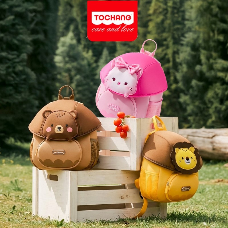 Balo đi học đi lớp cho bé mẫu giáo mầm non siêu nhẹ Worm home ToChang