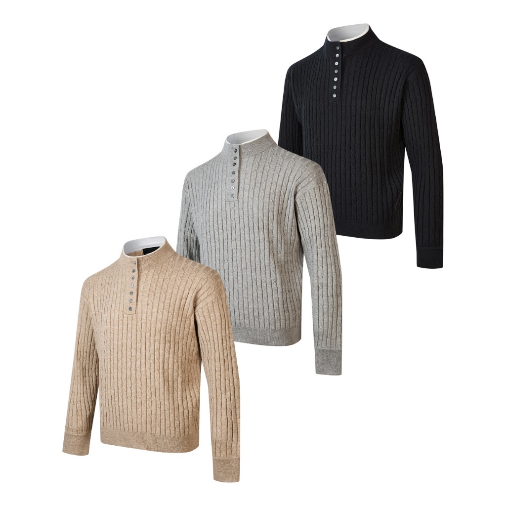 Áo len Made Extreme Henley Knit