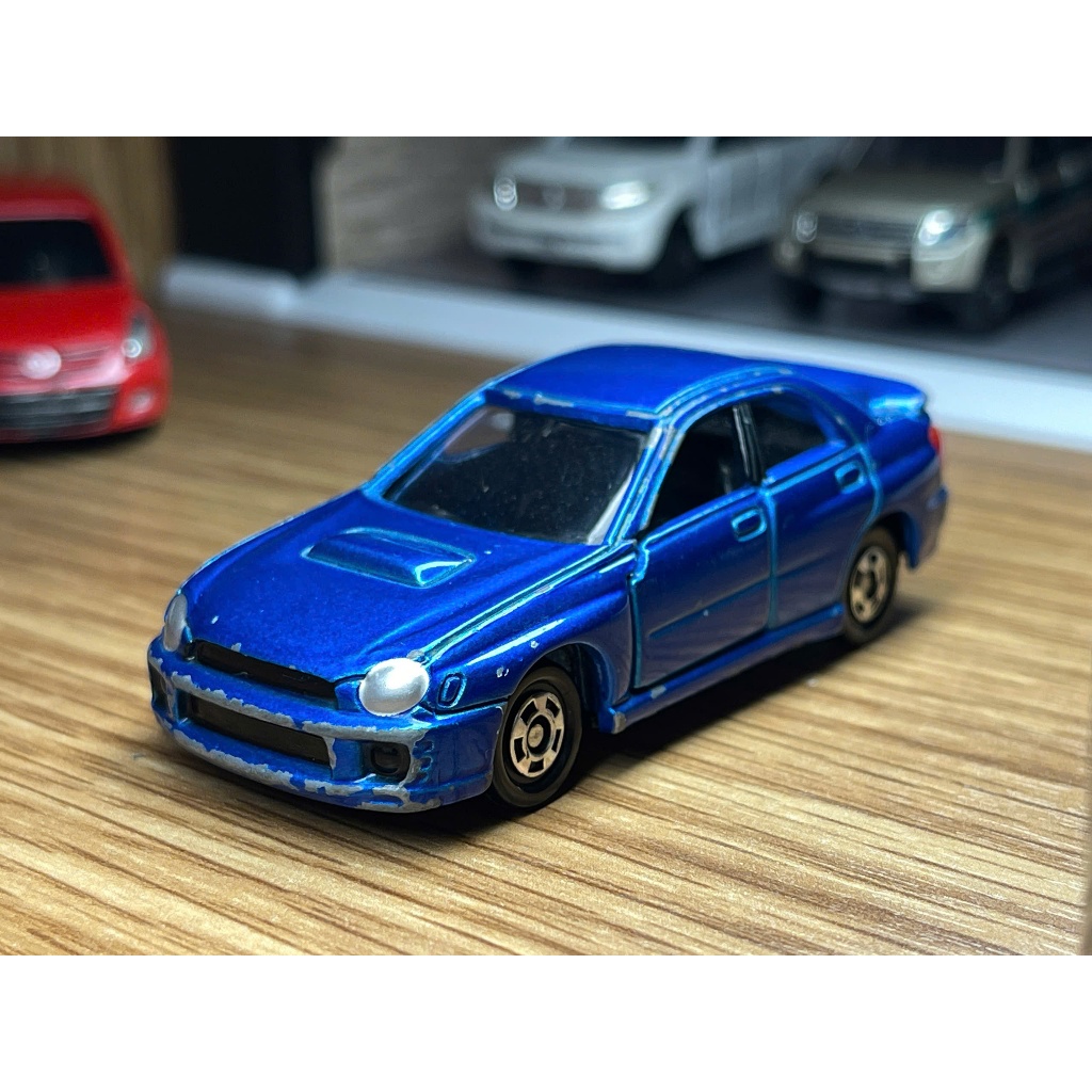 Mô hình xe Tomica No.54 Subaru Impreza WRX 1/59 (Trầy nhiều, Không hộp)