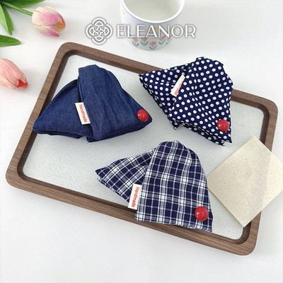 Kẹp tóc nữ Eleanor Accessories càng cua hình tam giác chấm bi phụ kiện tóc kẹp tóc nơ tiểu thư 11514