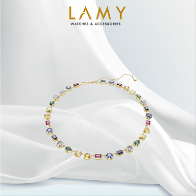 Dây chuyền LAMY Stilla Mixed Cuts Necklace Gold 6211