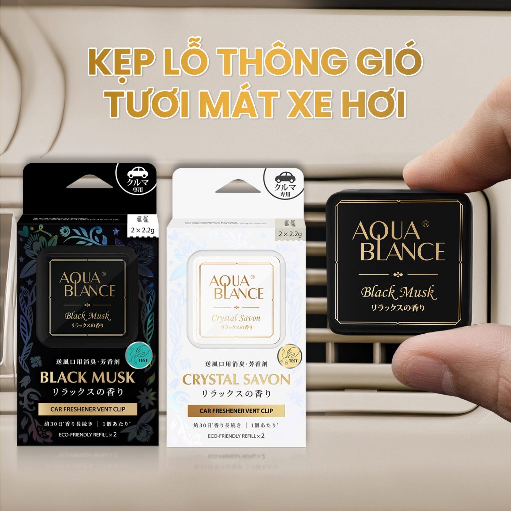 Nước Hoa Kẹp Cửa Gió Ô Tô AQUABLANCE