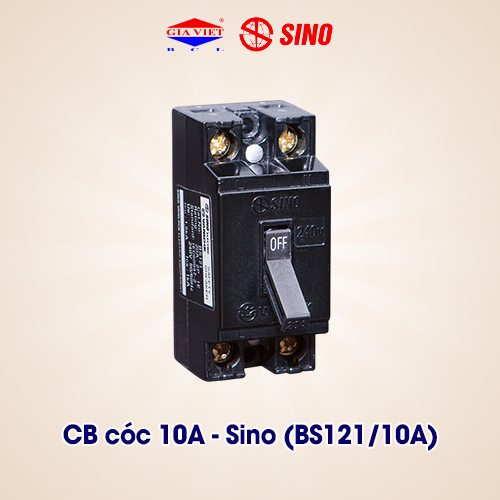 CB Cóc Sino 10A BS121/10A - Aptomat Bảo Vệ Quá Tải Chống Chập Cháy