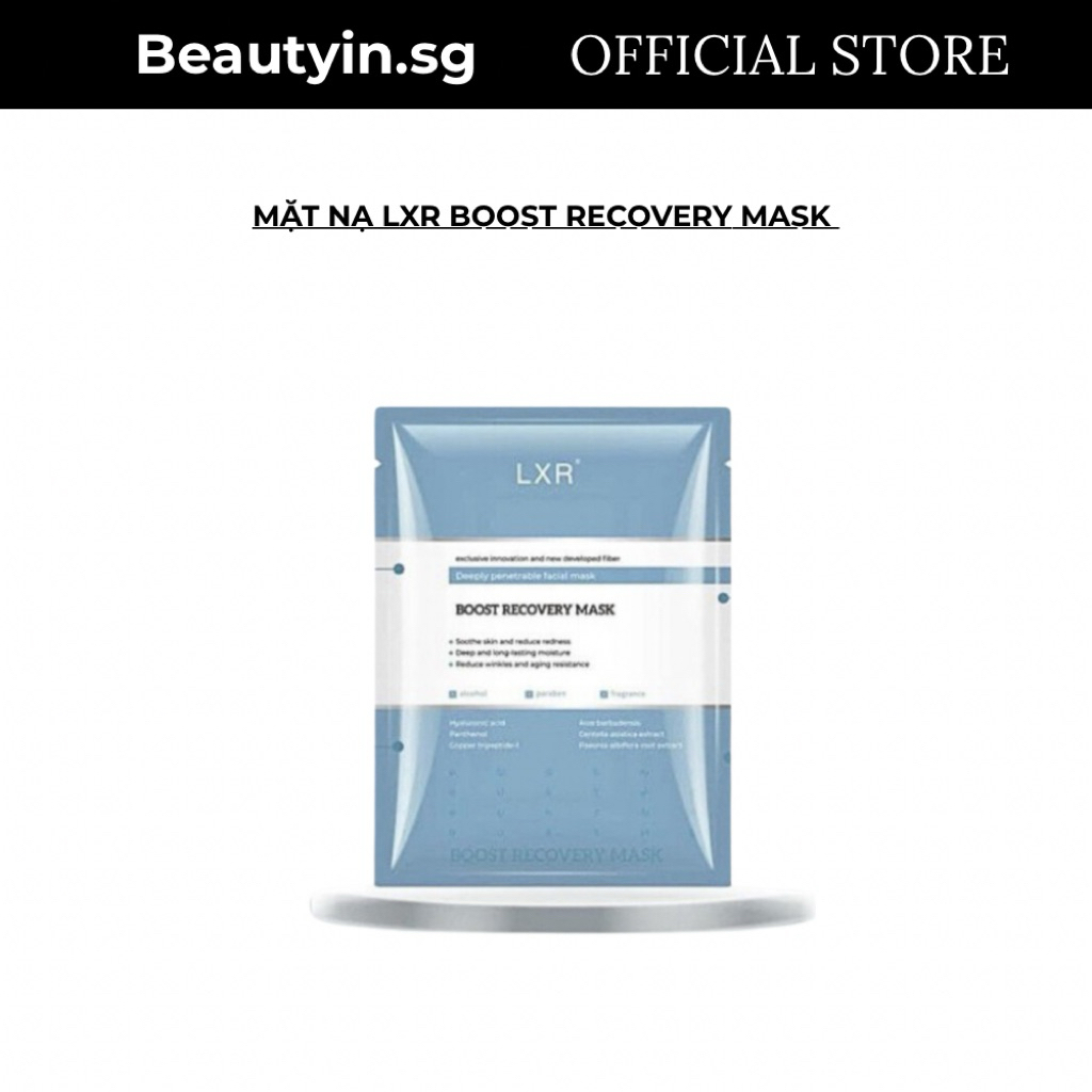 (Hàng Cty) MẶT NẠ LXR BOOST RECOVERY MASK ĐỒNG PEPTIDE