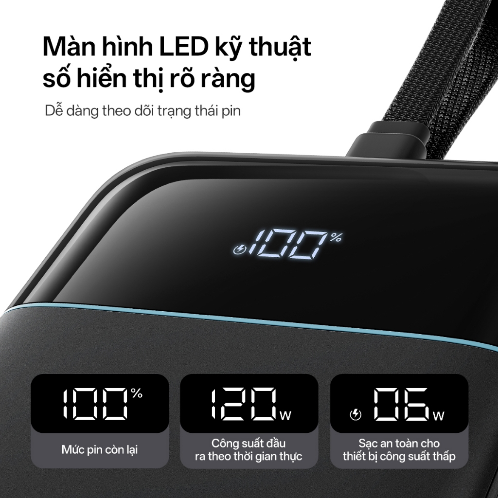 【Được chứng nhận CCC】CUKTECH 120W 25000mAh Sạc Nhanh Công Suất Cao Pin Dự Phòng – Hỗ Trợ Xiaomi 120W Laptop 100W——25 SE | BigBuy360 - bigbuy360.vn