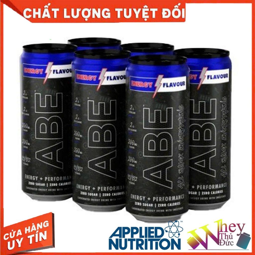 Combo 24 Lon ABE Applied Nutrition 330ml Energy (Bò húc)