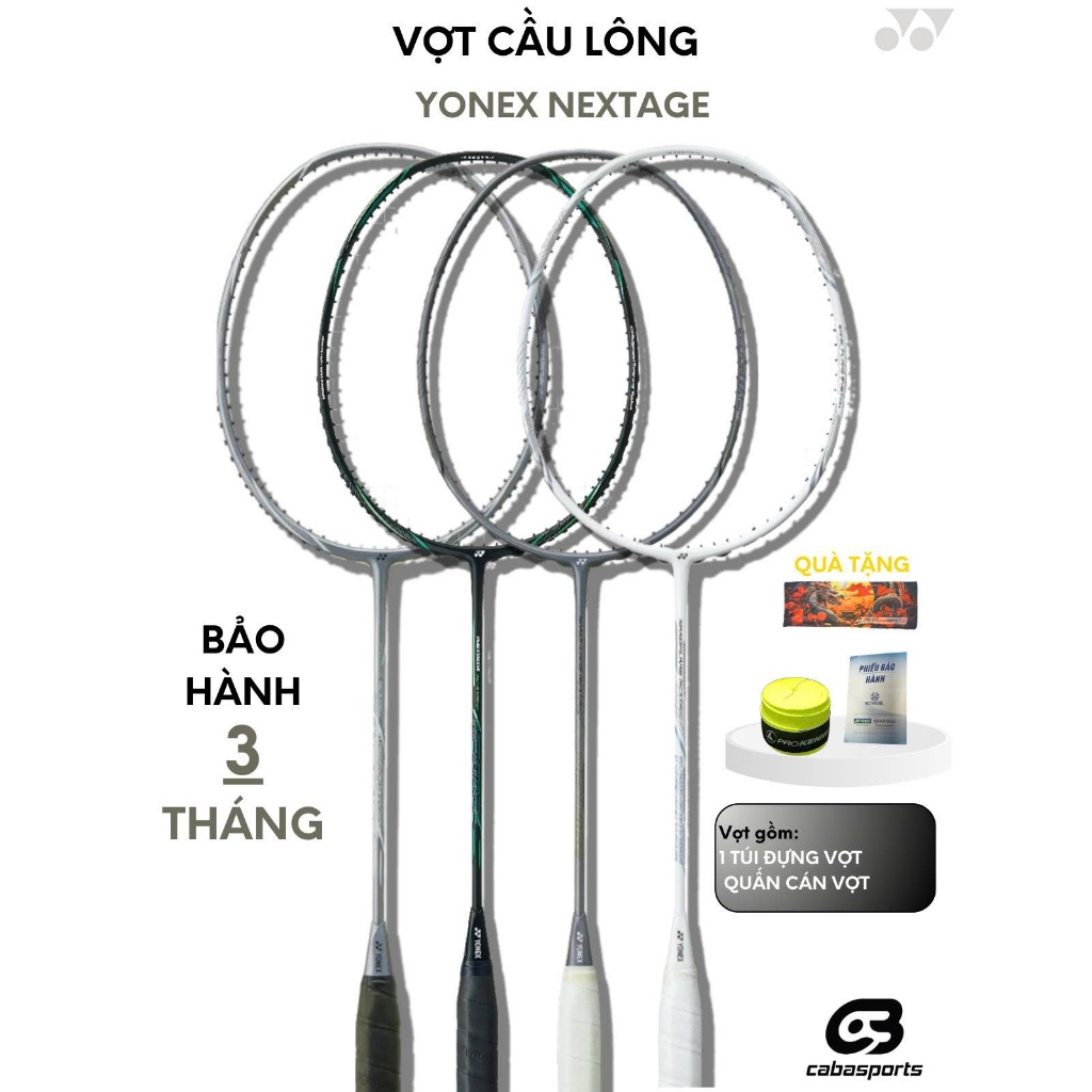 Vợt cầu lông Yonex Nanoflare Nextage, Astrox Nextage chính hãng tặng quấn cán