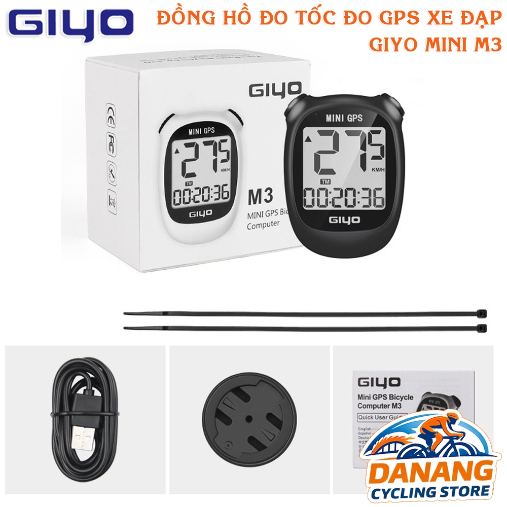 Đồng Hồ Tốc Độ Xe Đạp GPS GIYO Mini M3 – Bike Computer