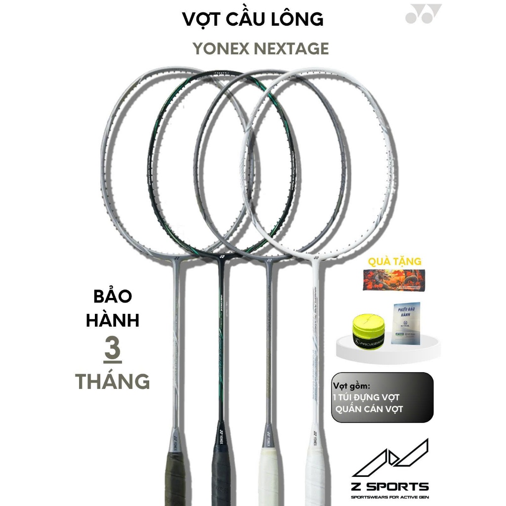Vợt cầu lông Yonex Nanoflare Nextage, Astrox Nextage tặng quấn cán vợt chính hãng