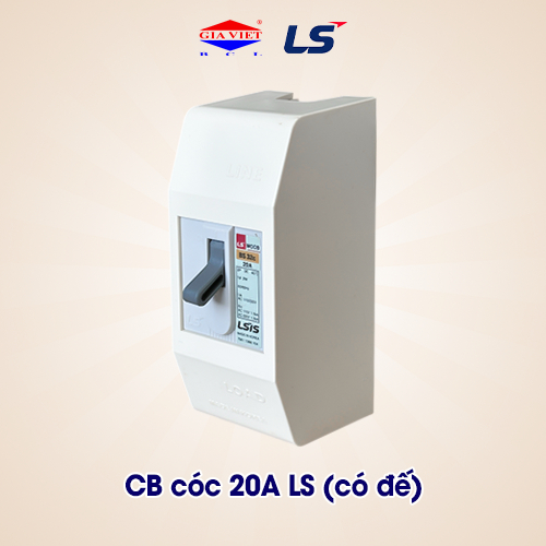 CB Cóc LS 20A Có Đế Nổi - Aptomat Bảo Vệ Quá Tải Chống Chập Cháy BS32c