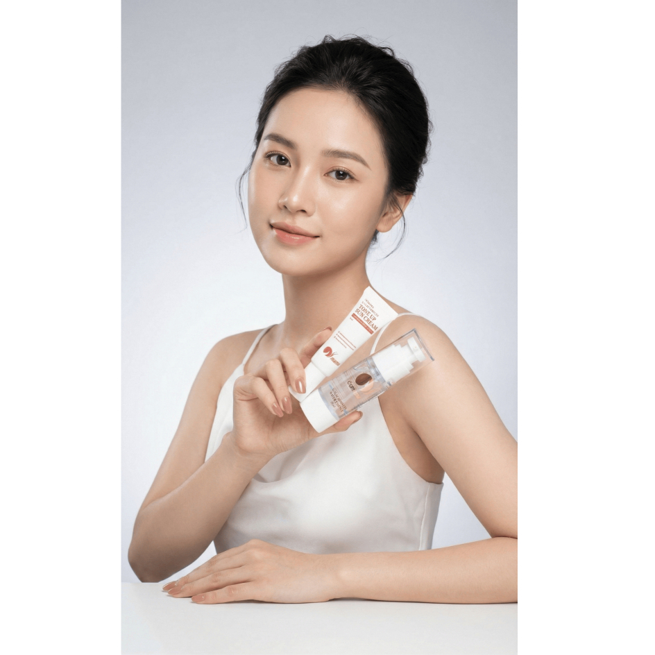 Combo Dưỡng Da Chống Nắng Ocmama Galactomyces