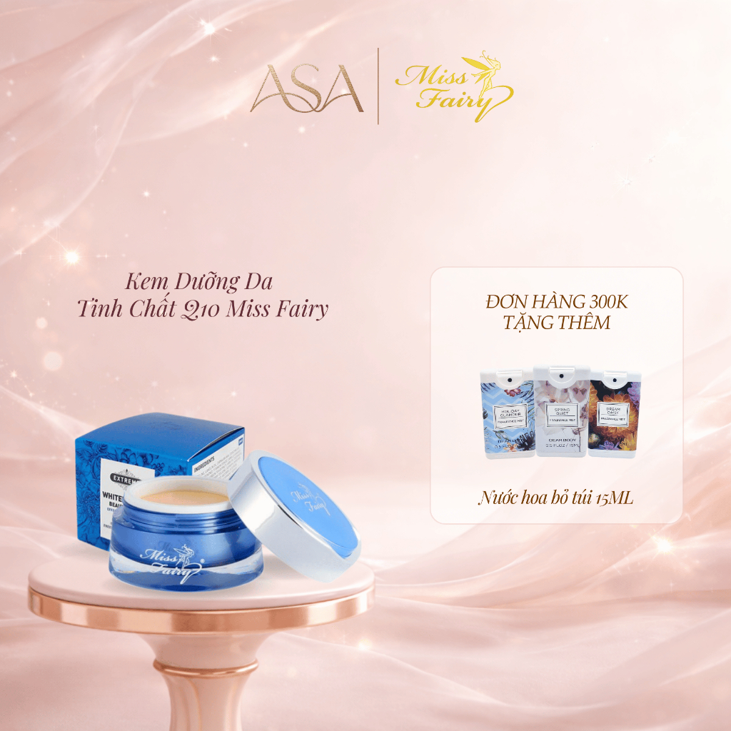 MISS FAIRY -  Whitening Q10 Beauty Cream - Kem dưỡng trắng, giảm thâm nám Coenzyme Q10