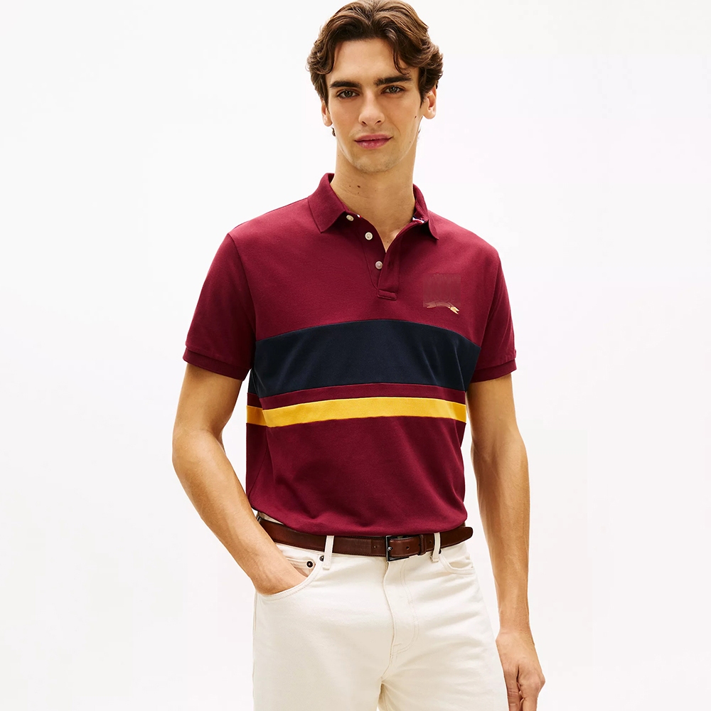 [HÀNG MỸ-CHÍNH HÃNG] [NHIỀU MÀU] Áo thun polo nam Crest Logo Stretch Pique Polo