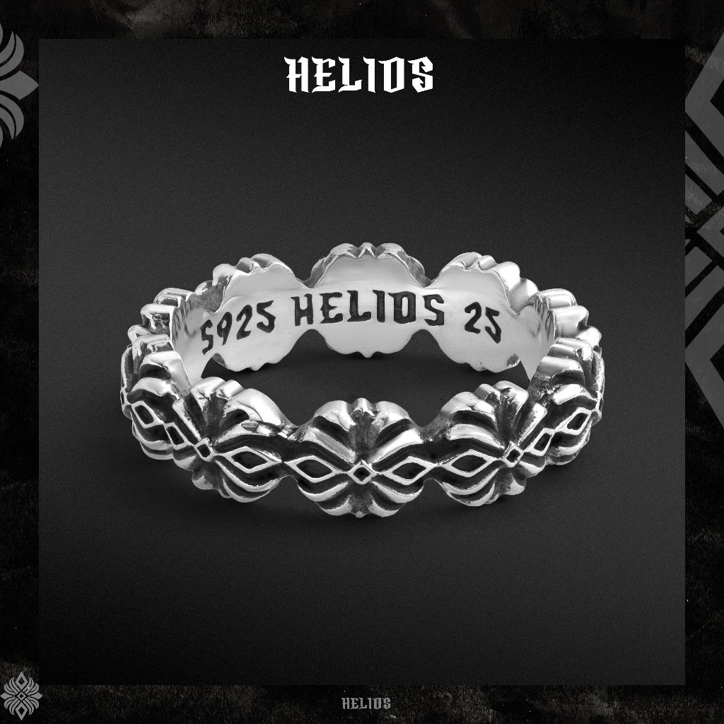 Nhẫn Bạc S925 HeliSilver Enso Helios Silver Original