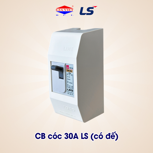 CB Cóc LS 30A Có Đế Nổi - Aptomat Bảo Vệ Quá Tải Công Suất Lớn BS32c